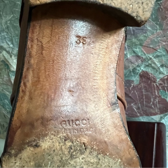 Gucci 1970’s Block Heel Ankle Boots with Buckle Strap - Picture 11 of 13